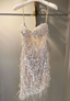 Sequin Prom Dresses, Sheath Short Prom Dresses