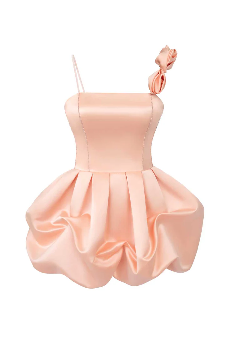Sexy 17Th Birthday Dresses Pink Satin Birthday Outfits For Teens