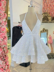 Sexy 17Th Birthday Dresses Sequin Open Back Birthday Dress For Teens