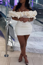 Sexy 17Th Birthday Dresses White Off The Shoulder Birthday Outfits