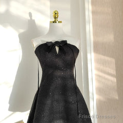Sexy A Line Halter Black Holiday Dress Travel Vacation Dresses Short Birthday Dress