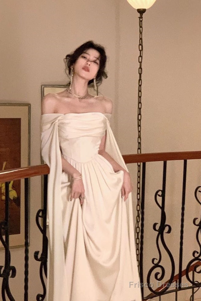Sexy A Line Long Prom Dresses White 21Th Birthday Outfits Main image