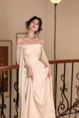 Sexy A Line Long Prom Dresses White 21Th Birthday Outfits