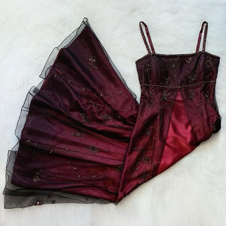 Sexy A Line Spaghetti Straps Burgundy Long Evening Dress Party Dress Prom Dresses Main image