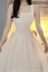 Sexy A Line Square Neckline Party Dress Holiday Dresses Night Dress Birthday Outfits
