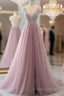 Sexy Backless Formal Prom Dress V Neckline, Formal Dress, Formal Dress, Graduation School Party Dance Dress