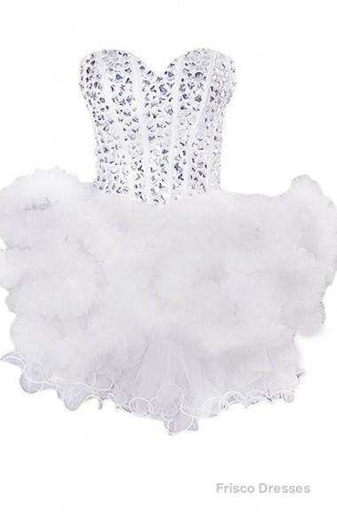 Sexy Ball Gown Sweetheart Mini Homecoming Dress With Beading Secondary image