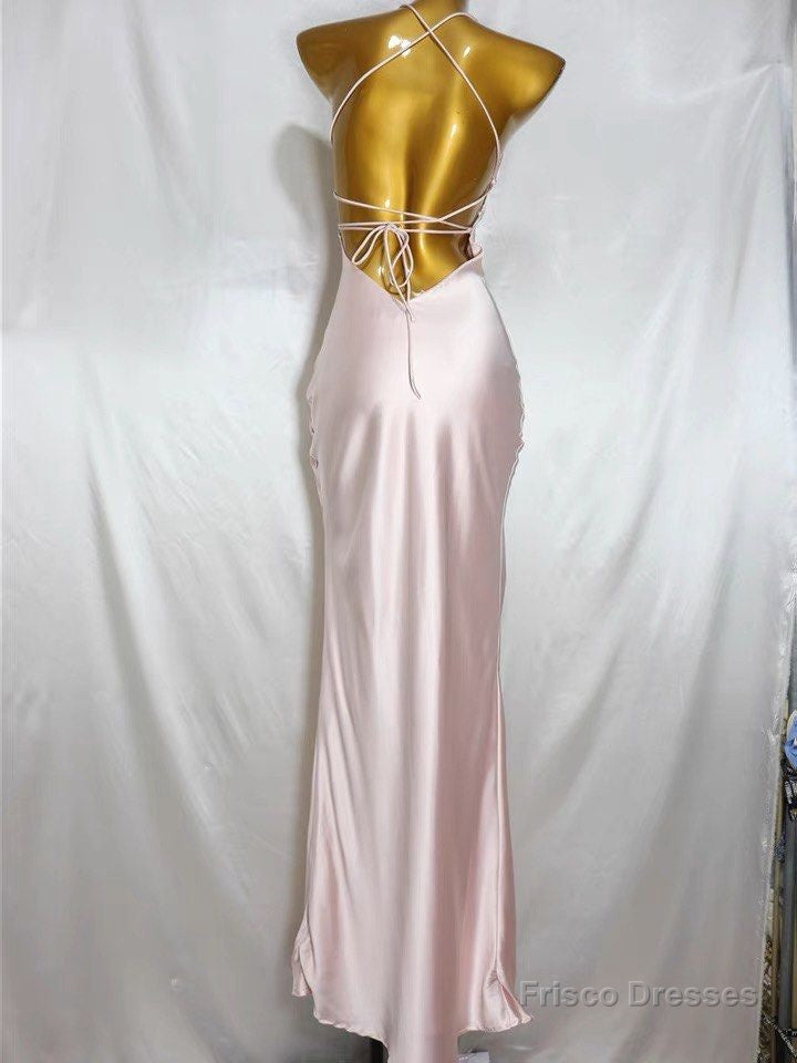 white christmas dresses Sexy Birthday Dresses Pink Halter Prom Dresses Birthday Outfits – Frisco  Dresses