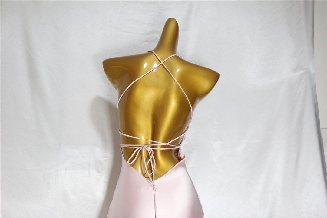 Sexy Birthday Dresses Pink Halter Prom Dresses Birthday Outfits
