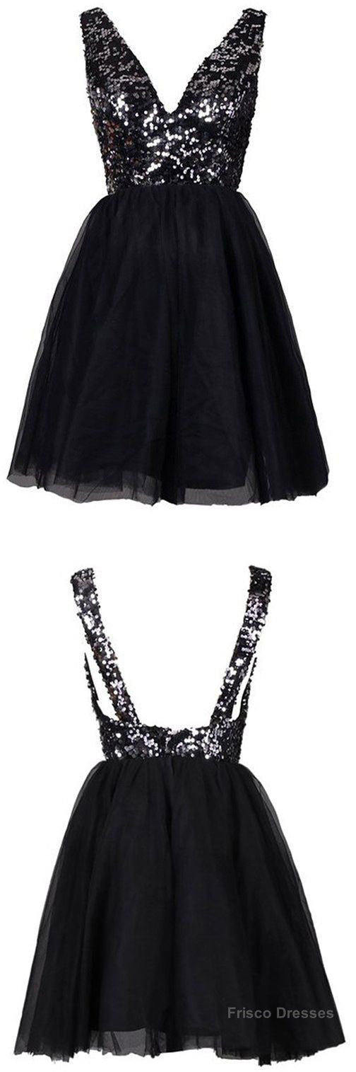Sexy Clairvoyant Outfit Sparkly Sequined  Open Back Deep V-Neck  Evening Cocktail Homecoming Dress Secondary image