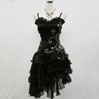Sexy Cocktail Dress Straps Sleeveless Black Short Prom Dress Homecoming Dress