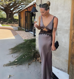 Sexy  Cut Out Lace Prom Dress Evening Dress Vacation Party Dress