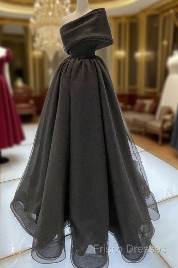 Sexy Long One Shoulder Formal Prom Dress Main image