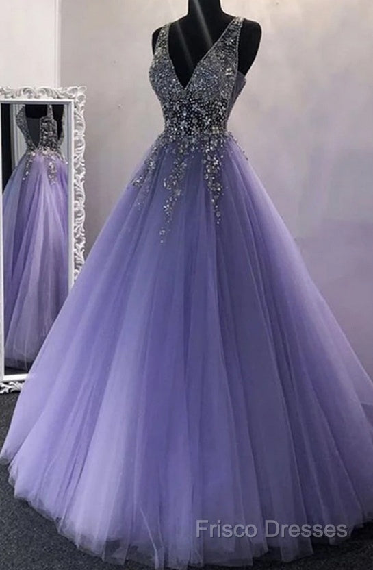 Sexy Long Formal Prom Dress With Beading,Formal Dress,Charming Dance Dress Secondary image