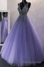 Sexy Long Formal Prom Dress With Beading,Formal Dress,Charming Dance Dress