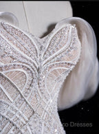 Sexy Mermaid Off The Shoulder White Lace Long Wedding Dress Brides Dress