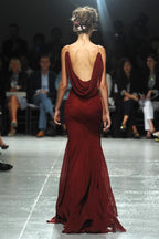 Straps Burgundy Long Prom Dresses For Teens