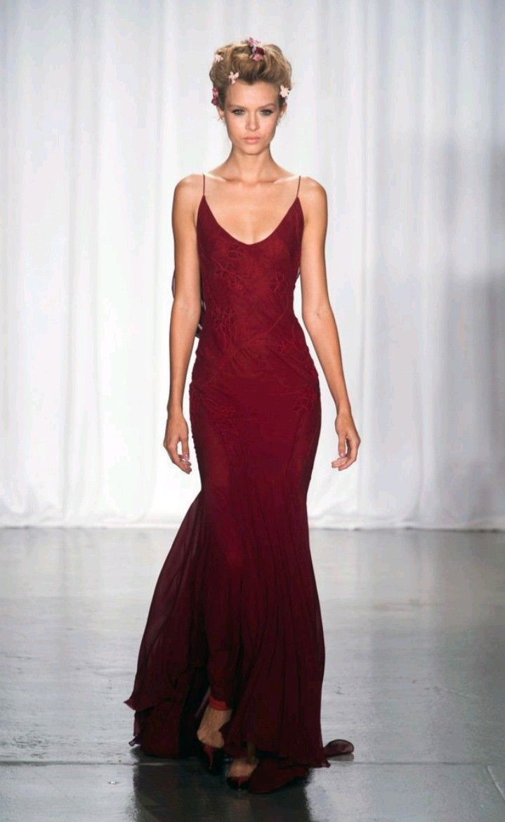 Straps Burgundy Long Prom Dresses For Teens