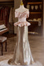 Sexy Mermaid Sequins Off the Shoulder Prom Dress
