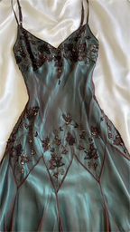 Sexy Mermaid Spaghetti Straps Floor Length Beads Evening Dress Prom Dresses