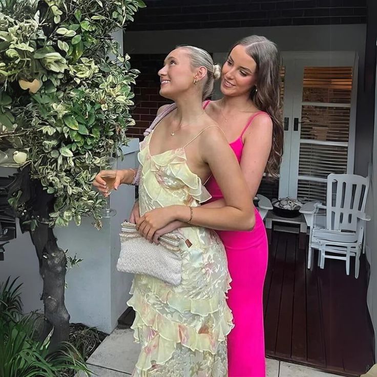 Sexy Mermaid Spaghetti Straps Floor Length Floral Yellow Chiffon Evening Dress Prom Dresses