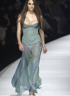 Sexy Mermaid Straps Green Long Evening Dress Lace Slit Prom Dresses