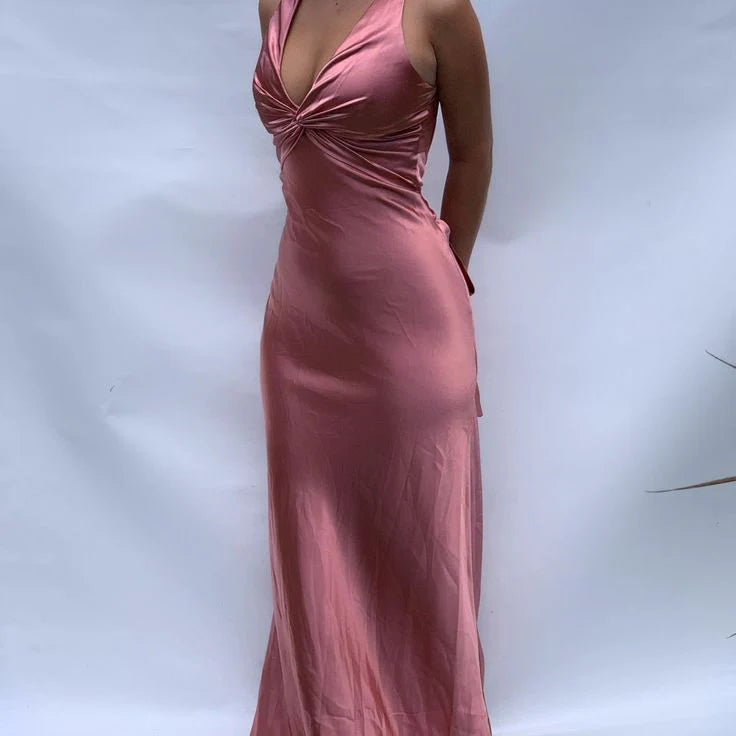 Sexy Mermaid V Neckline Long Prom Dress