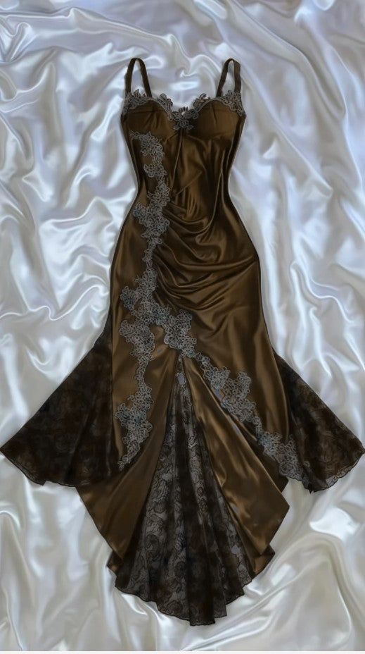 Sexy Mermaid Spaghetti Straps Lace Prom Dress Party Dress Secondary image