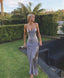 Sexy Prom Dresses Sheath Long Evening Dresses Spaghetti Straps Long Prom Dress