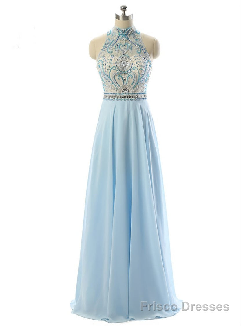 Sexy Prom Dresses Sleeveless Party Prom Dresses Open-Back Prom Dresses Main image
