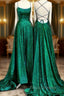 Sexy Formal Prom Evening Dress Long Party Dress Green Dress