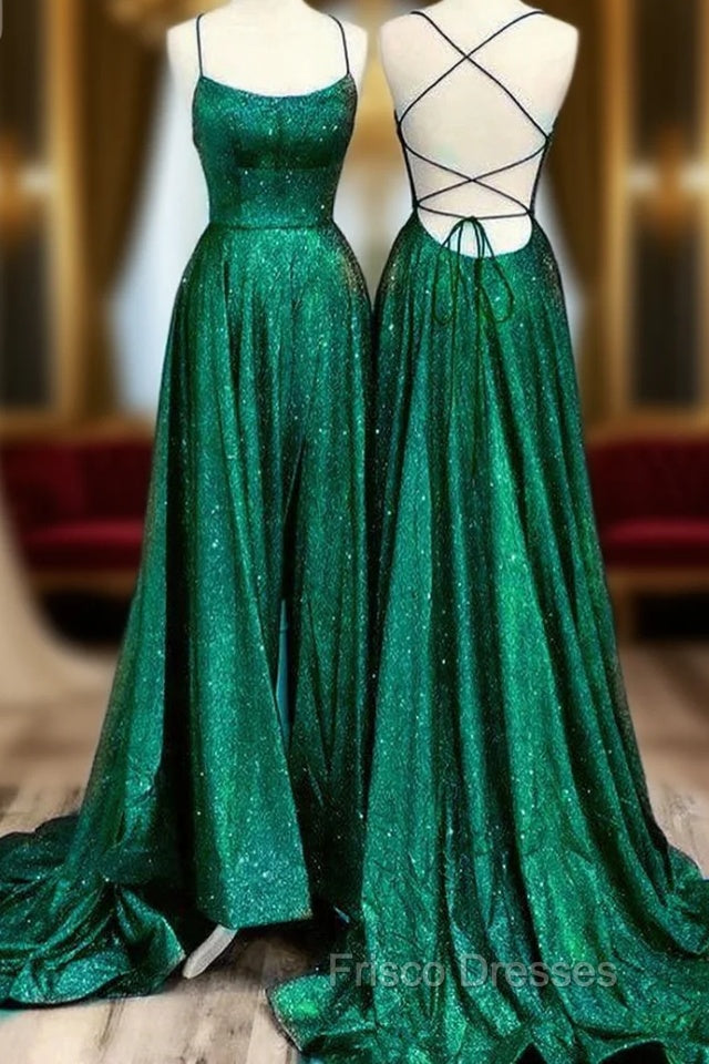 Sexy Formal Prom Evening Dress Long Party Dress Green Dress Main image