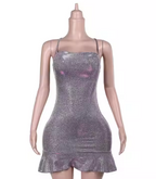 Sexy Sheath Halter Sequin Tight Grape Formal Homecoming Dresses 8Th Grad Dance Graduation Dress Short Birthday Outfits Hoco Dresses