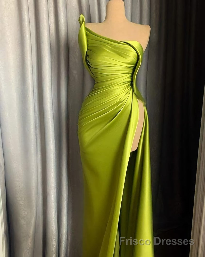 Sexy Sleeveless Mermaid Prom Dresses Main image