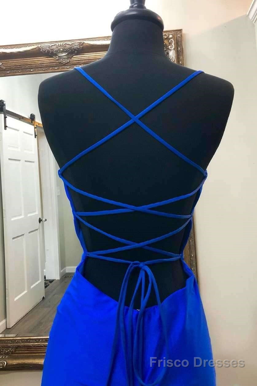 Sexy Tight Royal Blue Short Homecoming Dresses Secondary image
