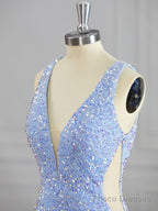 Sheath V-neck Sequin Short/Mini Velvet Sequins Dress