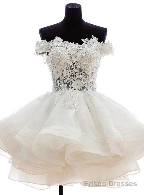 Sheer Beaded Grade Graduation White Short Homecoming Dress