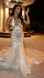 Shinning Mermaid Prom Dress With Train
