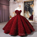 Shiny Off The Shoulder Burgundy Purple Long Formal Prom Dress, Wine Red Purple Formal Dress