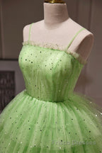 Short Green Formal Prom Dresses, Short Green Graduation Homecoming Dresses