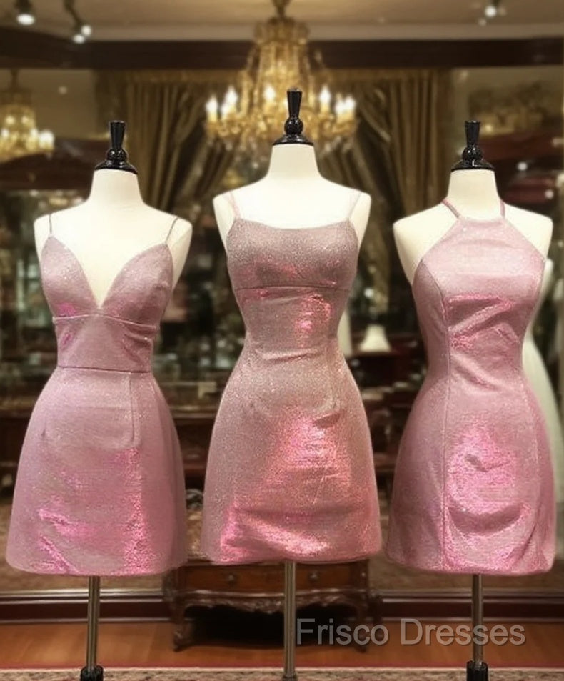 Short Pink Homecoming Dress Main image