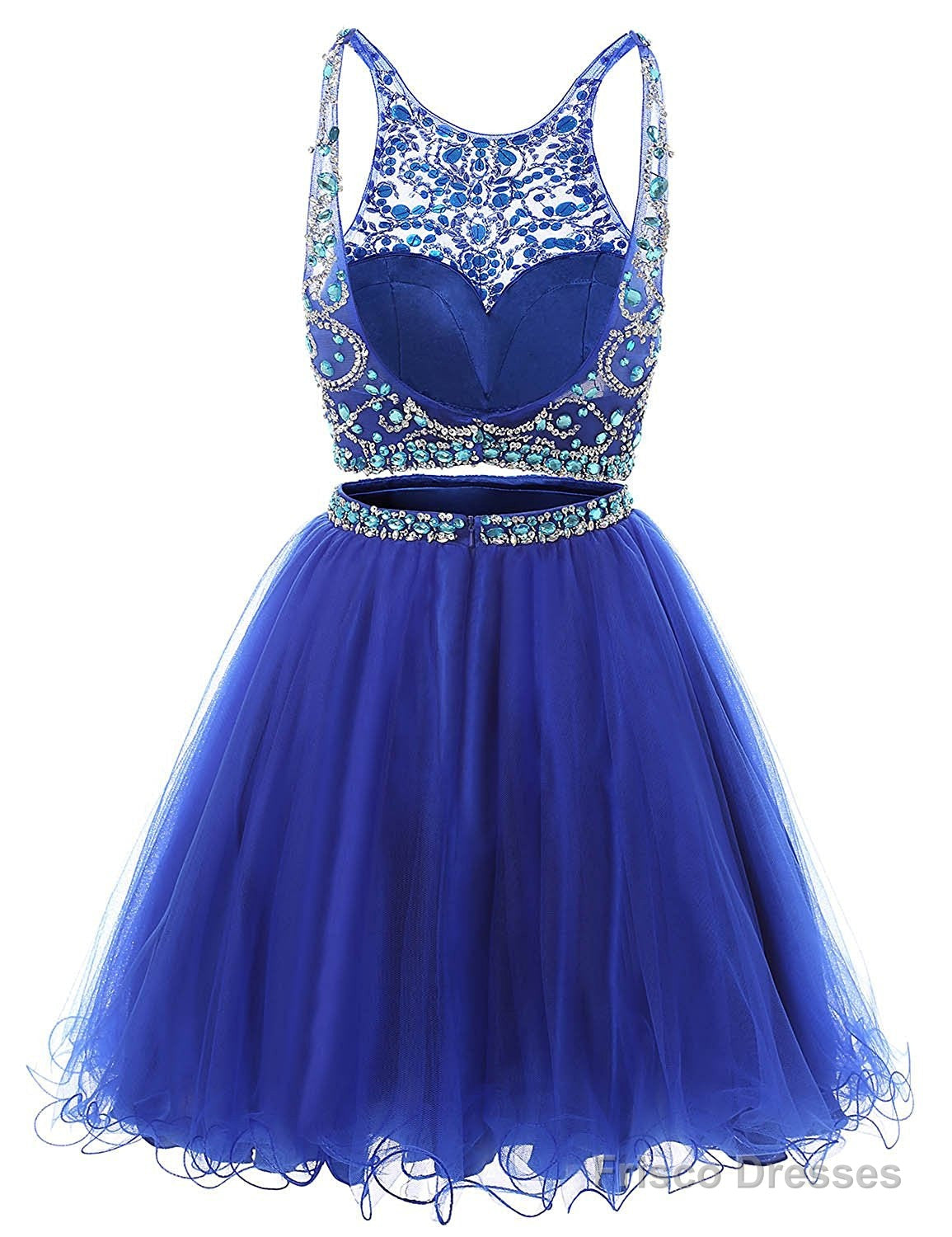 Short Tulle Beading Homecoming Dress Secondary image