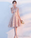 Cute A Line One Shoulder Short Prom Dress Homecoming Dress