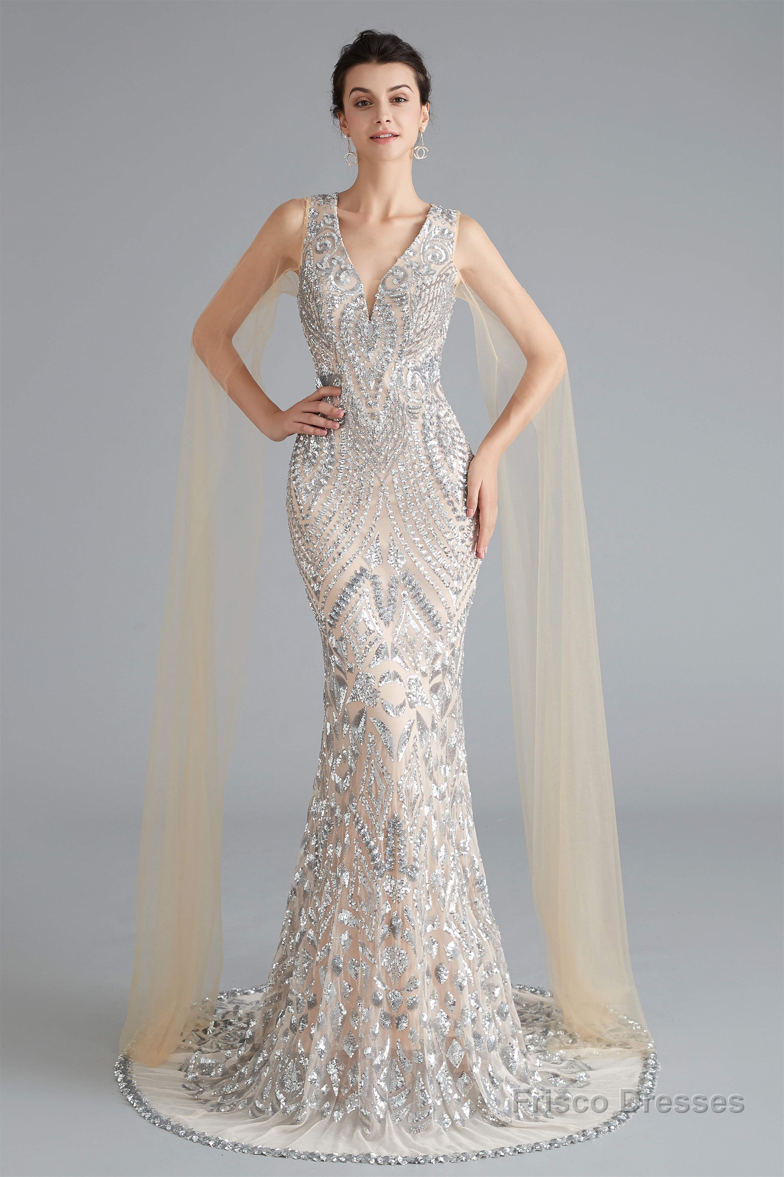 Homecoming Dresses Sweetheart, Sequin Beauty Pageant Prom Dresses in Sleek Mermaid Style Main image
