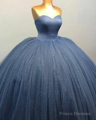 Silver Wedding Dresses Sweetheart Ball Gown