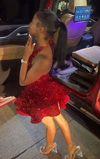 Simple 17Th Birthday Dresses Sequin Birthday Outfits
