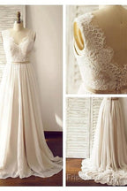 Simple Beach Wedding Dress Chiffon Fabric, Dress For Wedding, Bridal Gown ,Bride Dress, Dress For Brides