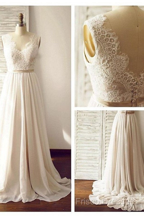 Simple Beach Wedding Dress Chiffon Fabric, Dress For Wedding, Bridal Gown ,Bride Dress, Dress For Brides