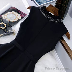 Simple Black Hoco Dress Short Homecoming Dresses