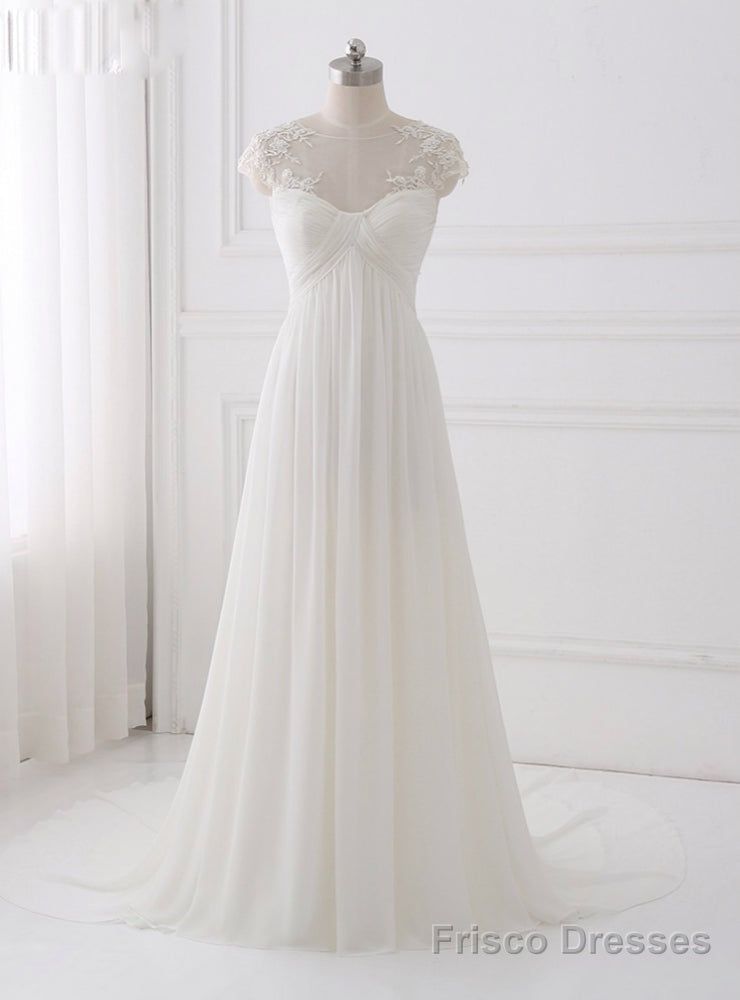 Simple Bohemian Wedding Dresses Wedding Dress Chiffon Main image